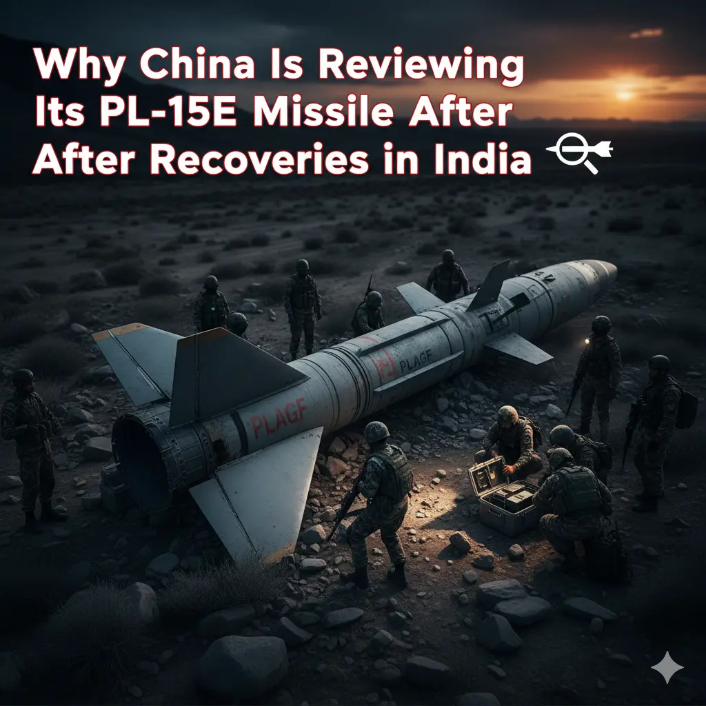 Why China Is Reviewing Its PL-15E Missile After Recoveries in India